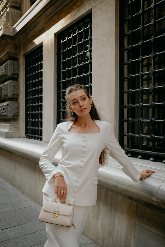 Ivory Contour Coat